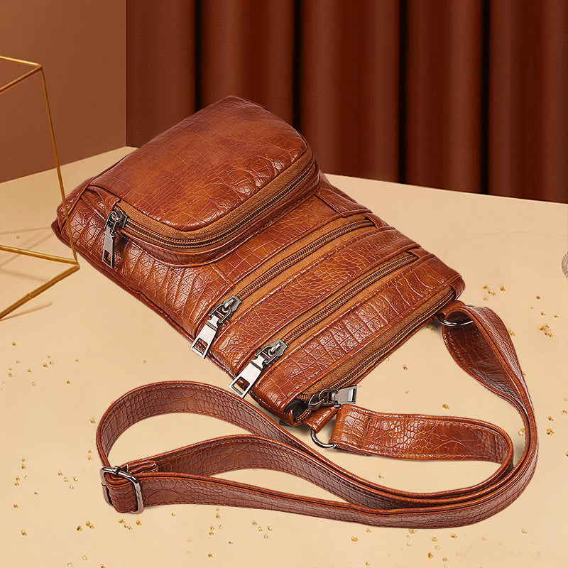 Women’s Retro Soft Leather Shoulder Bag