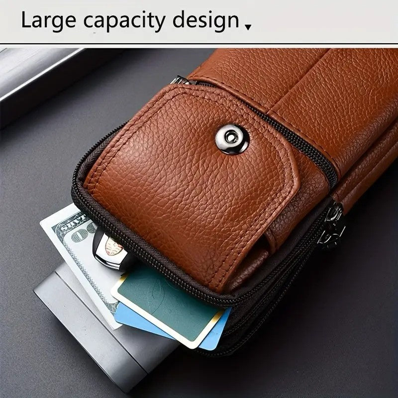 Leather Phone Shoulder & Belt Bag