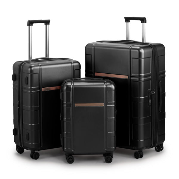 FCH Hard Shell Luggage Set – 20/24/28” Travel Suitcase Combo