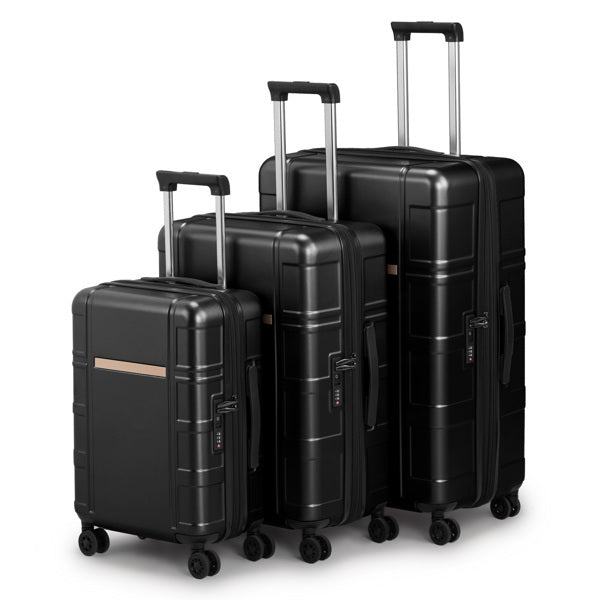 FCH Hard Shell Luggage Set – 20/24/28” Travel Suitcase Combo