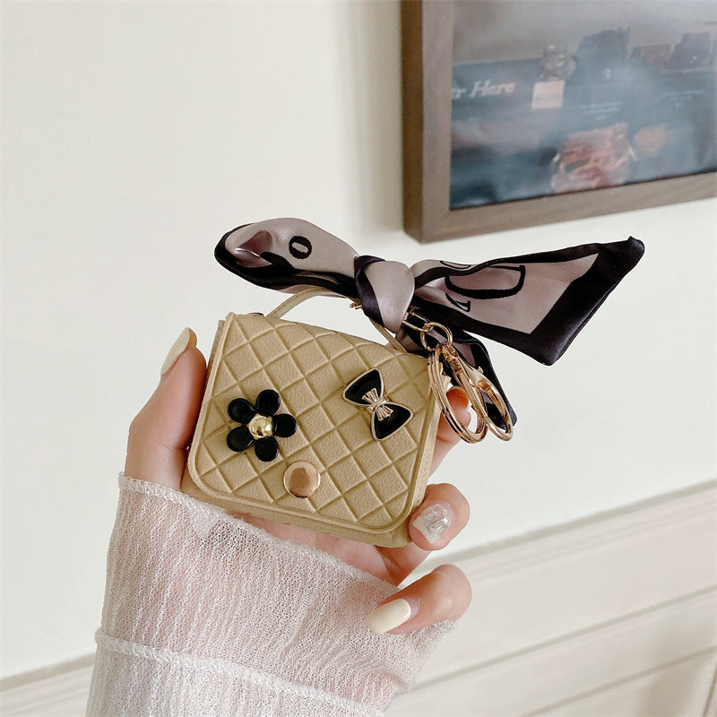 Silk Scarf Earphone Bag