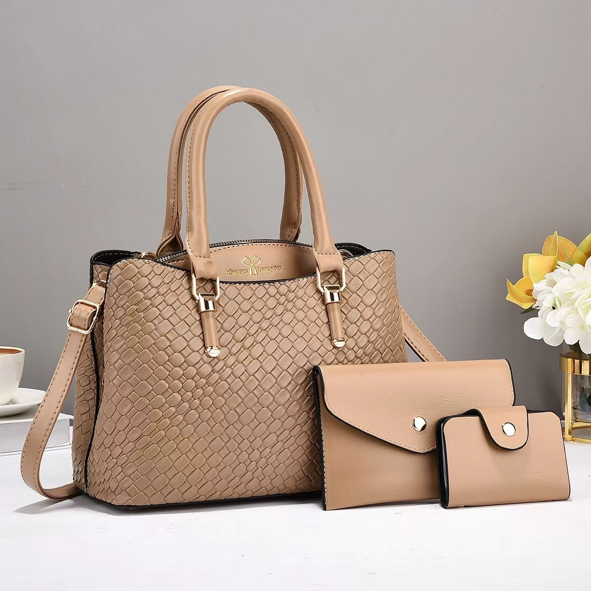 Woven Style 3-in-1 Large Capacity Bags