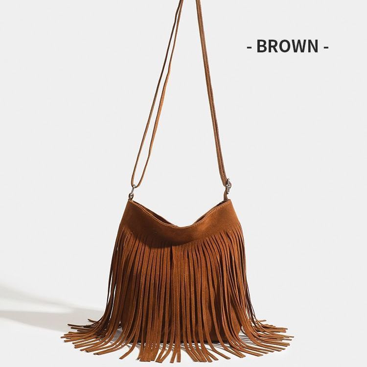 Artistic Tassel Shoulder Bag