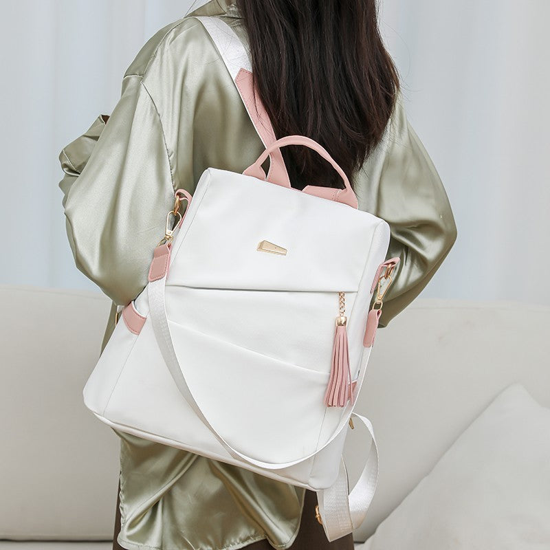Girls’ Casual Oxford Backpack – School & Travel Shoulder Bag