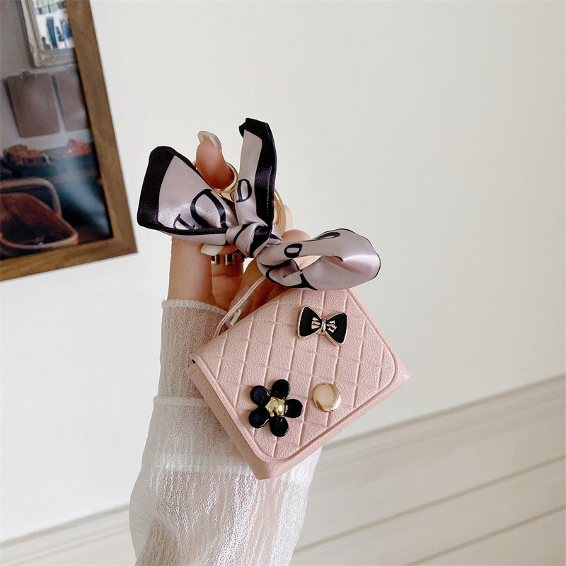 Silk Scarf Earphone Bag