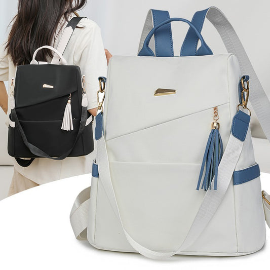 Girls’ Casual Oxford Backpack – School & Travel Shoulder Bag
