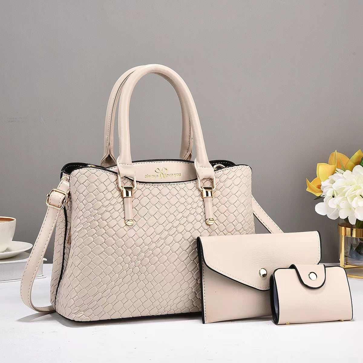 Woven Style 3-in-1 Large Capacity Bags