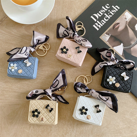 Silk Scarf Earphone Bag
