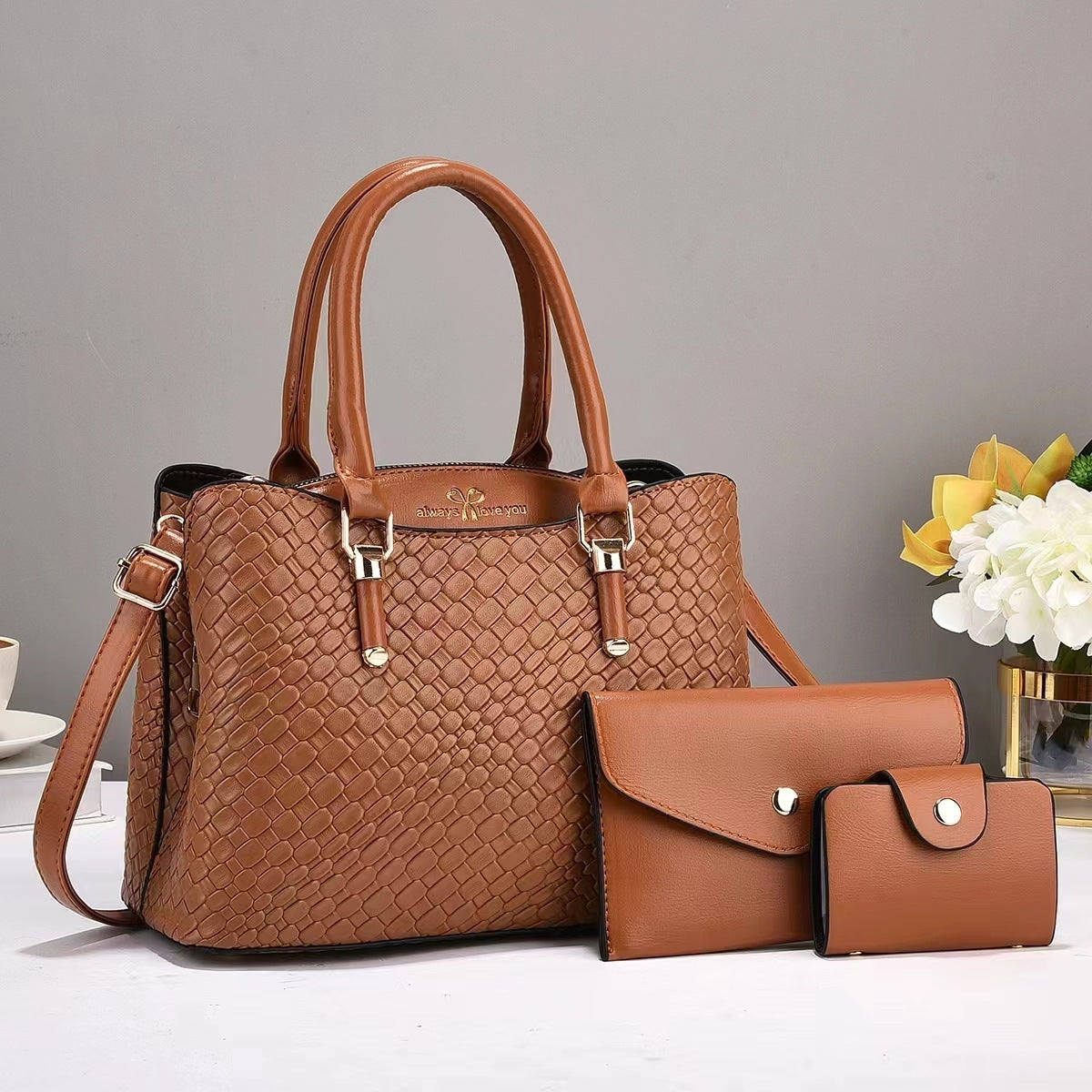 Woven Style 3-in-1 Large Capacity Bags