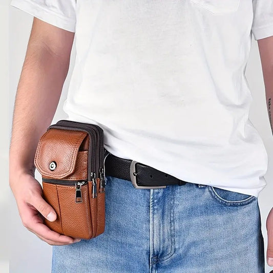Leather Phone Shoulder & Belt Bag