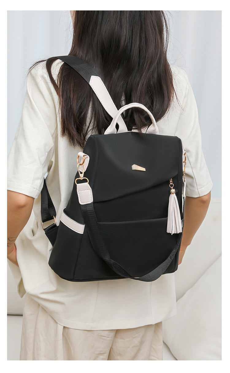 Girls’ Casual Oxford Backpack – School & Travel Shoulder Bag