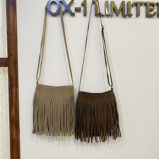 Artistic Tassel Shoulder Bag