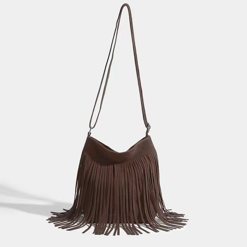 Artistic Tassel Shoulder Bag