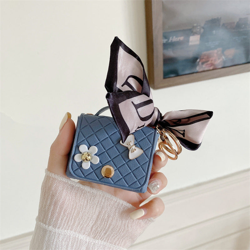 Silk Scarf Earphone Bag