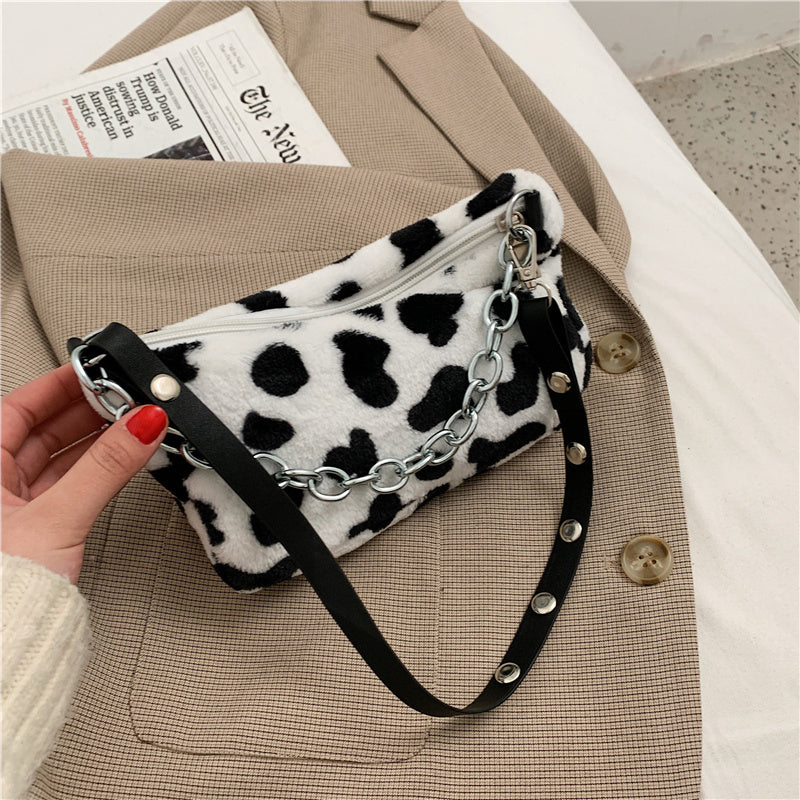 Leopard-pattern bag