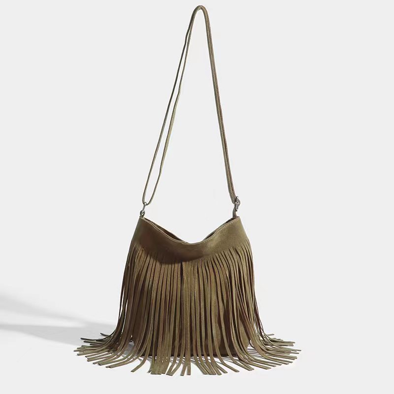 Artistic Tassel Shoulder Bag
